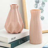 White Plastic Ceramic Vase