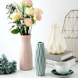 White Plastic Ceramic Vase