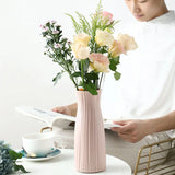 White Plastic Ceramic Vase