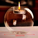 Clear Glass Tealight Holder