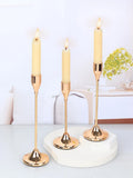 European-Style Metal Candle Holder Set