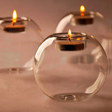 Clear Glass Tealight Holder