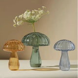Jelly Color Mushroom Glass Vase