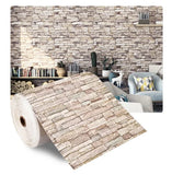 3D Foam Brick Wallpaper Roll