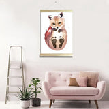 Teak Pine Magnetic Poster Frame
