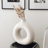 Nordic Hollow Ceramic Vase