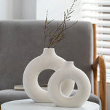 Nordic Hollow Ceramic Vase