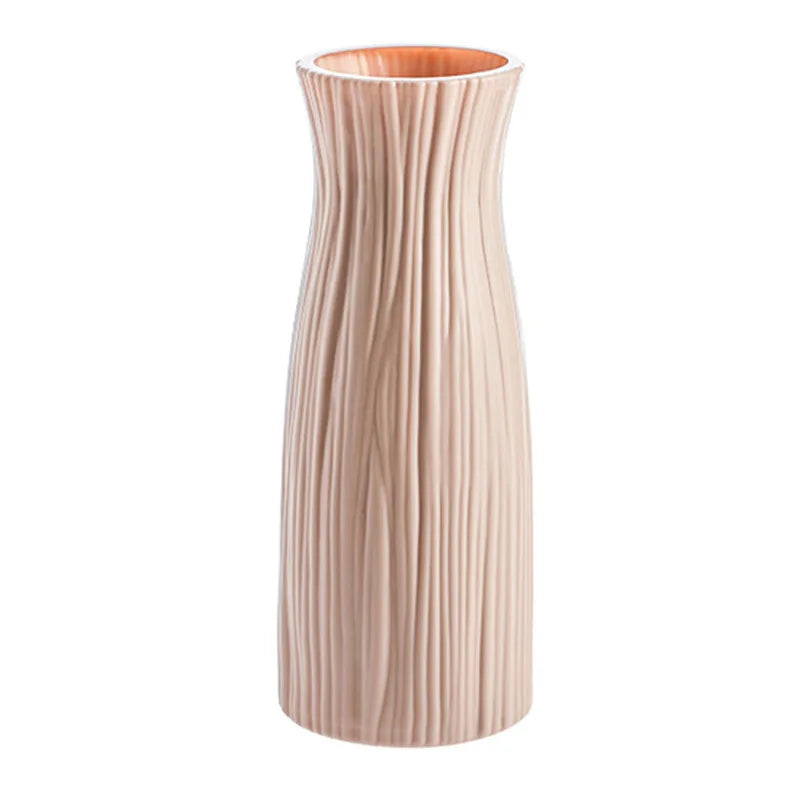 White Plastic Ceramic Vase