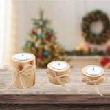 Wooden Candle & Plant Holder