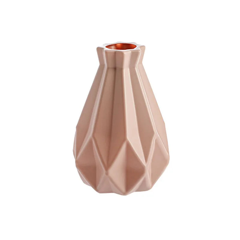 White Plastic Ceramic Vase