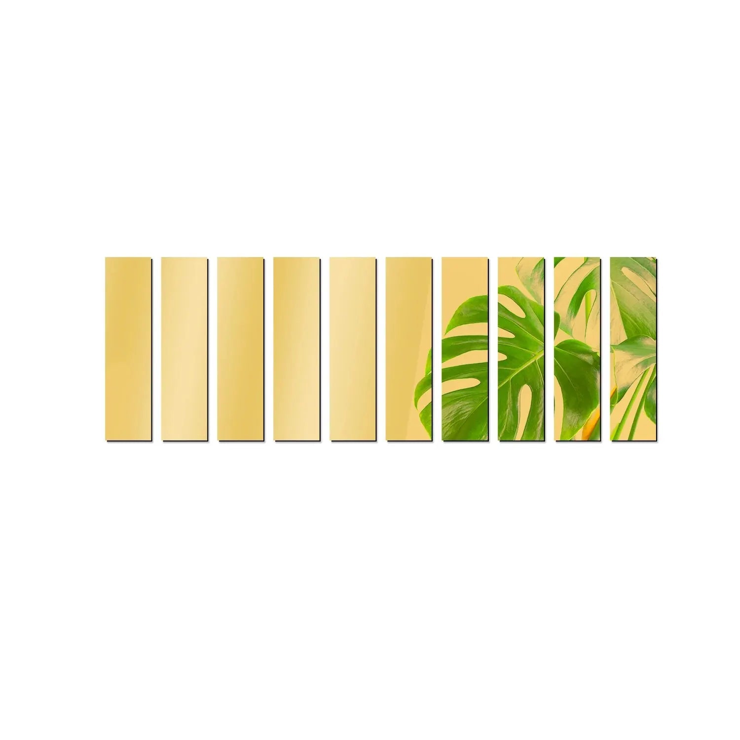 3D Mirror Strip Wall Stickers