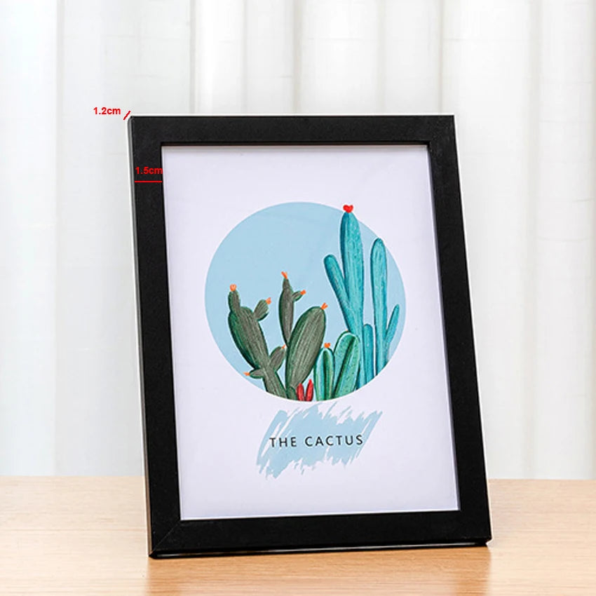 Wooden Photo Frame for Wall & Stand