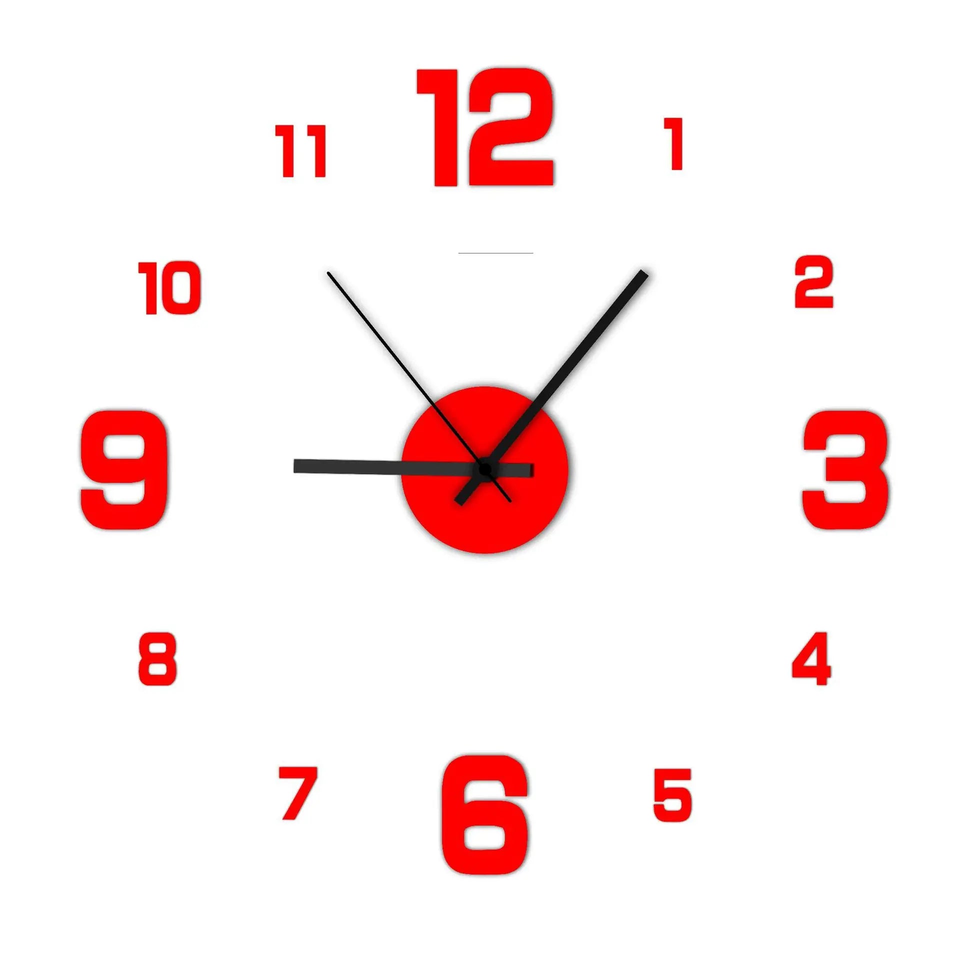 DIY Frameless Wall Clock