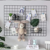 DIY Iron Grid Wall Organizer