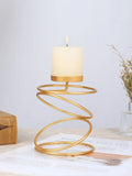 Luxury Gold Metal Candle Holder