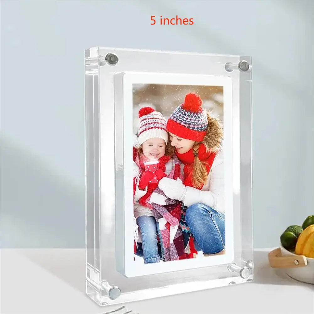 Acrylic Digital Photo Frame IPS Display