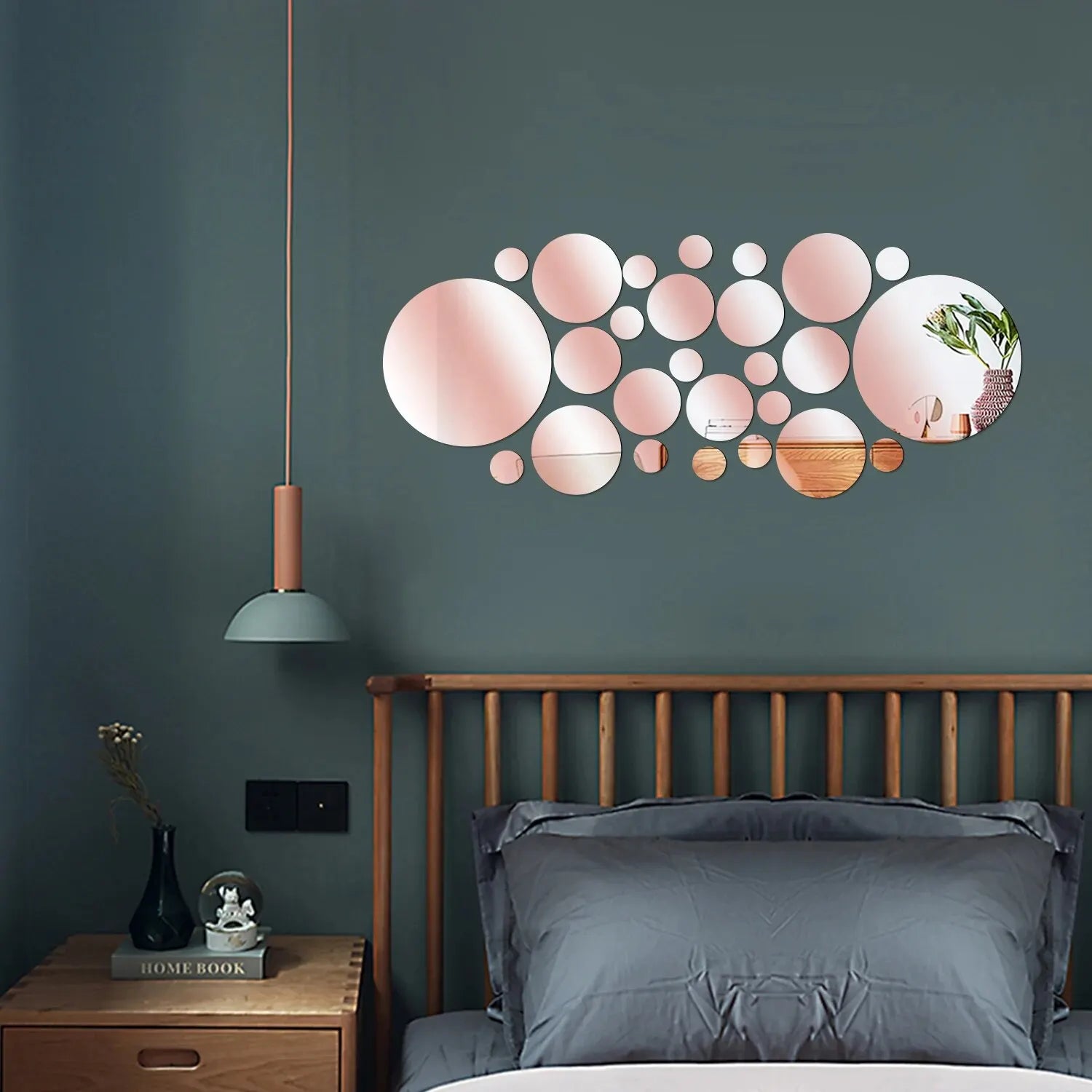 Crystal Mirror Wall Stickers
