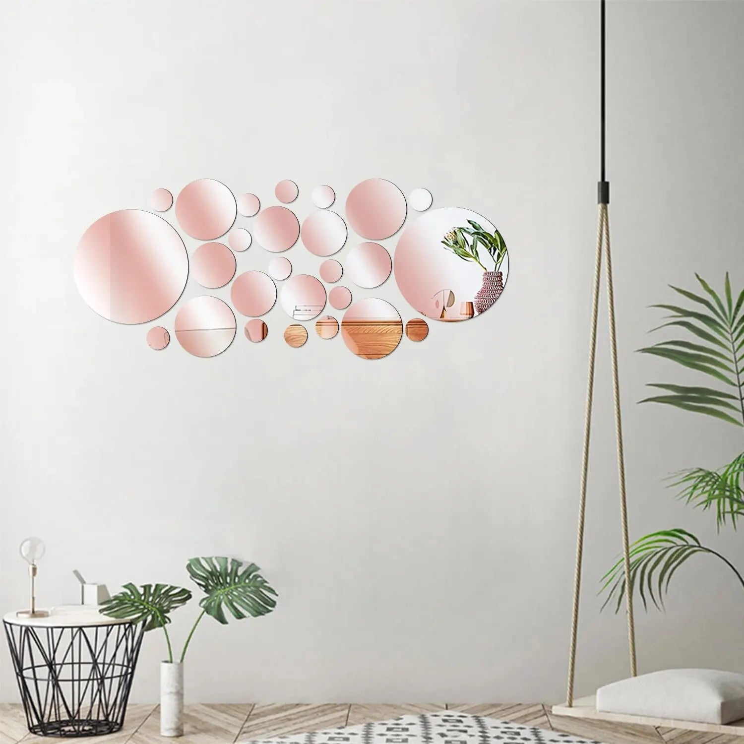 Crystal Mirror Wall Stickers