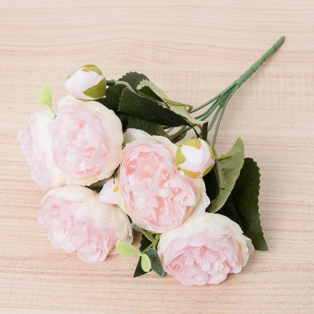 Silk Rose & Peony Bouquet