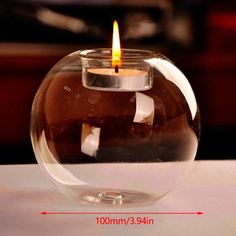 Clear Glass Tealight Holder