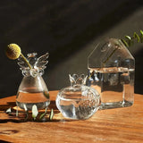 Transparent Angel Glass Vase