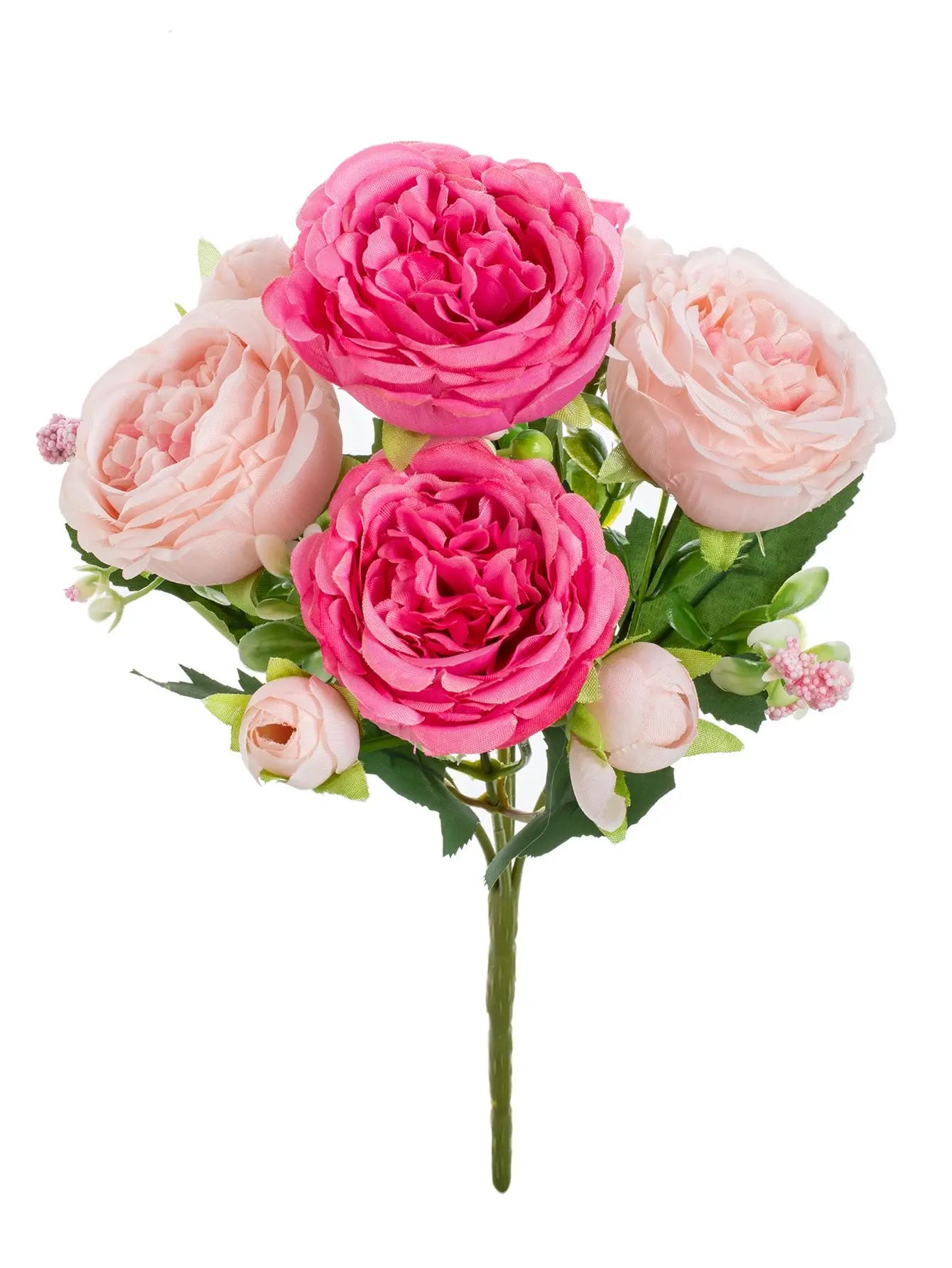 Silk Peony & Rose Bouquet