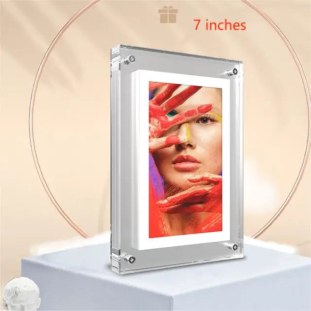 Acrylic Digital Photo Frame IPS Display