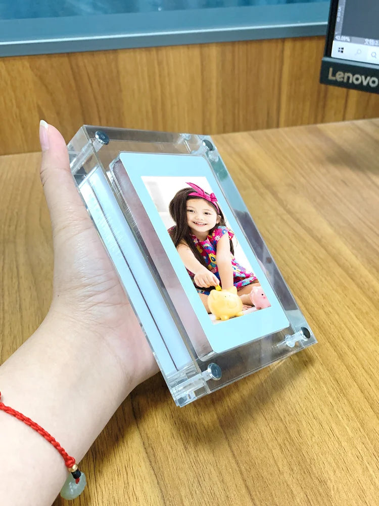 Acrylic Digital Photo Frame IPS Screen
