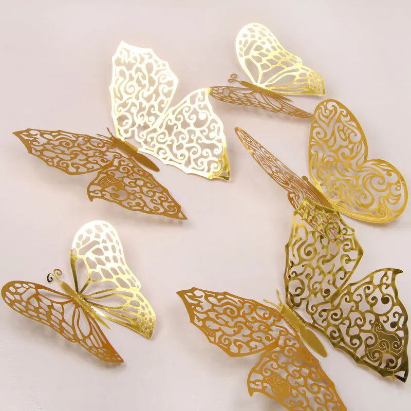 3D Hollow Butterfly Wall Stickers