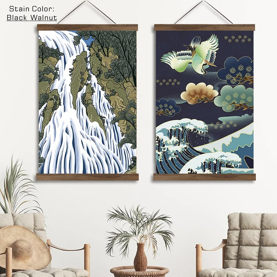 Teak Pine Magnetic Poster Frame