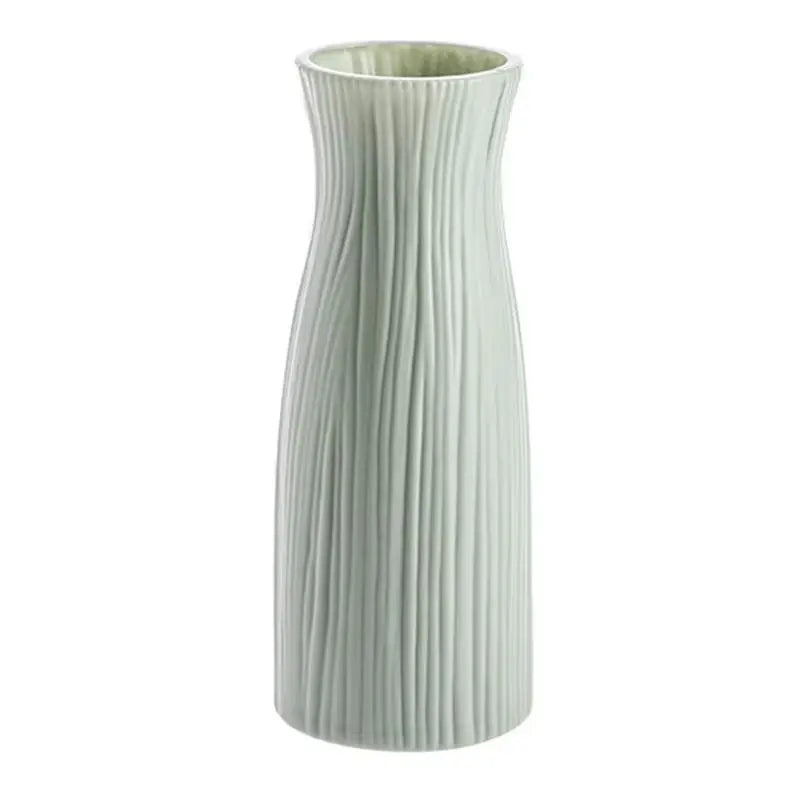 White Plastic Ceramic Vase