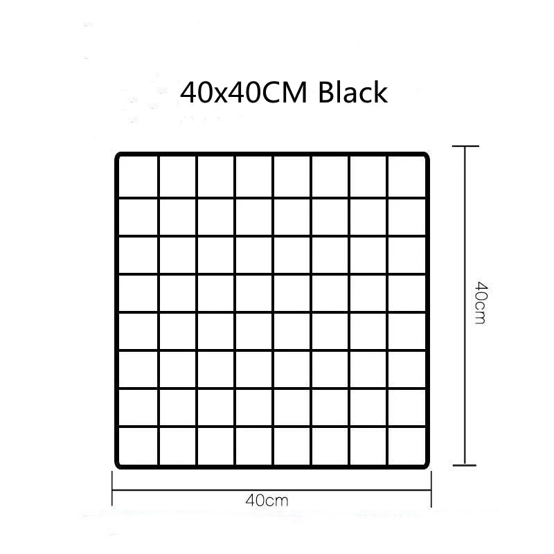 DIY Iron Grid Wall Organizer