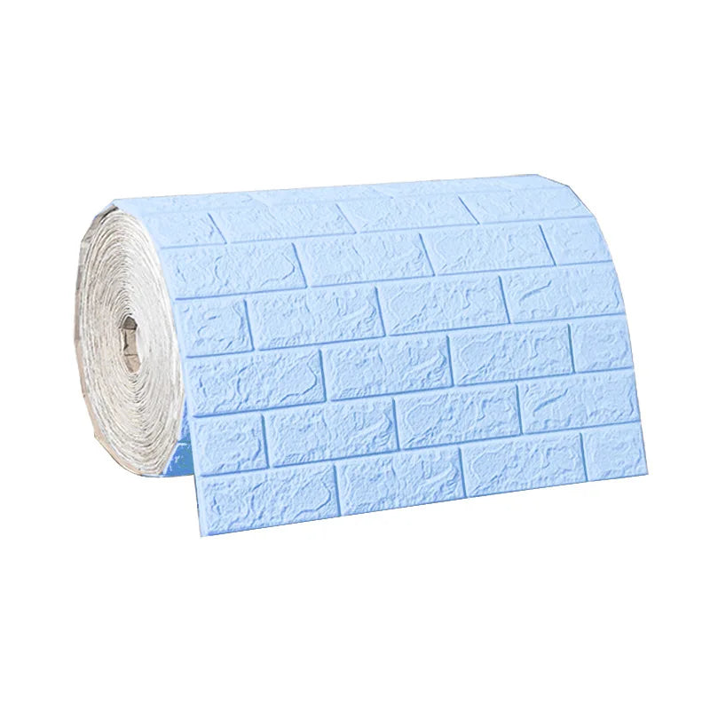 3D Foam Brick Wallpaper Roll