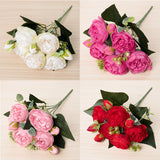 Silk Rose & Peony Bouquet