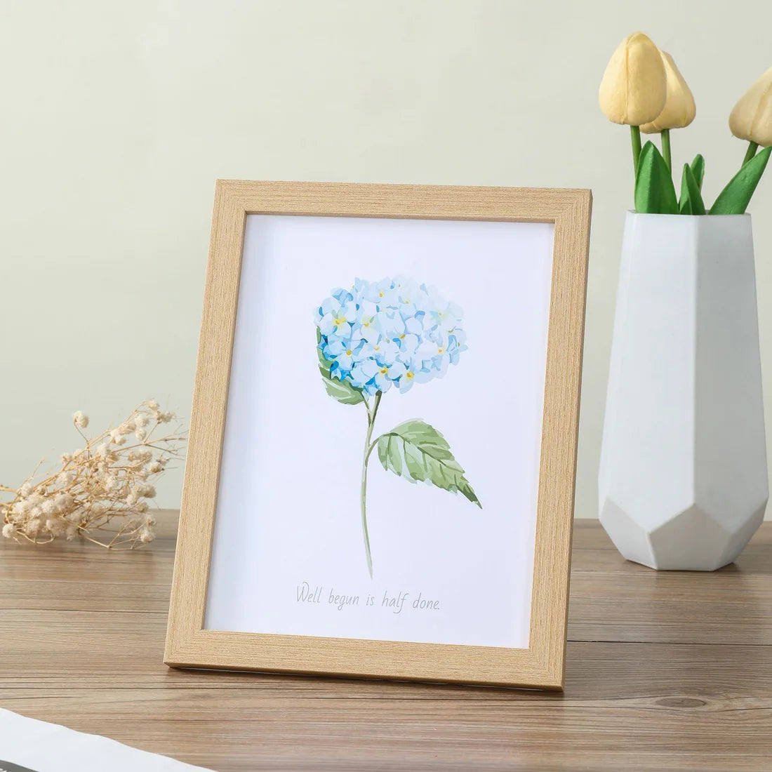 Wooden Photo Frame for Wall & Stand
