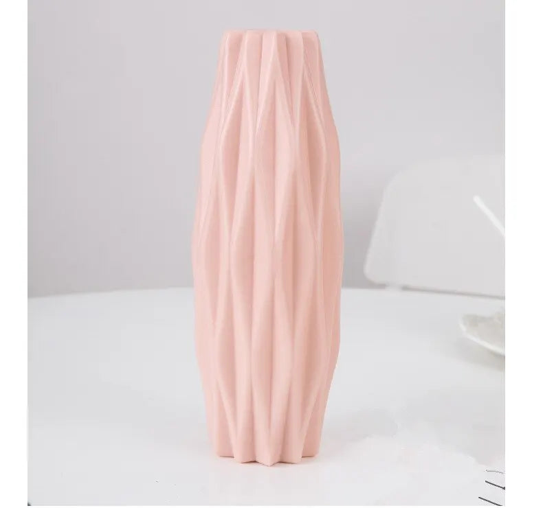 Modern Plastic Basket Vase