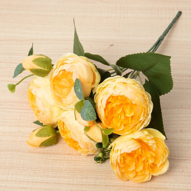 Silk Rose & Peony Bouquet