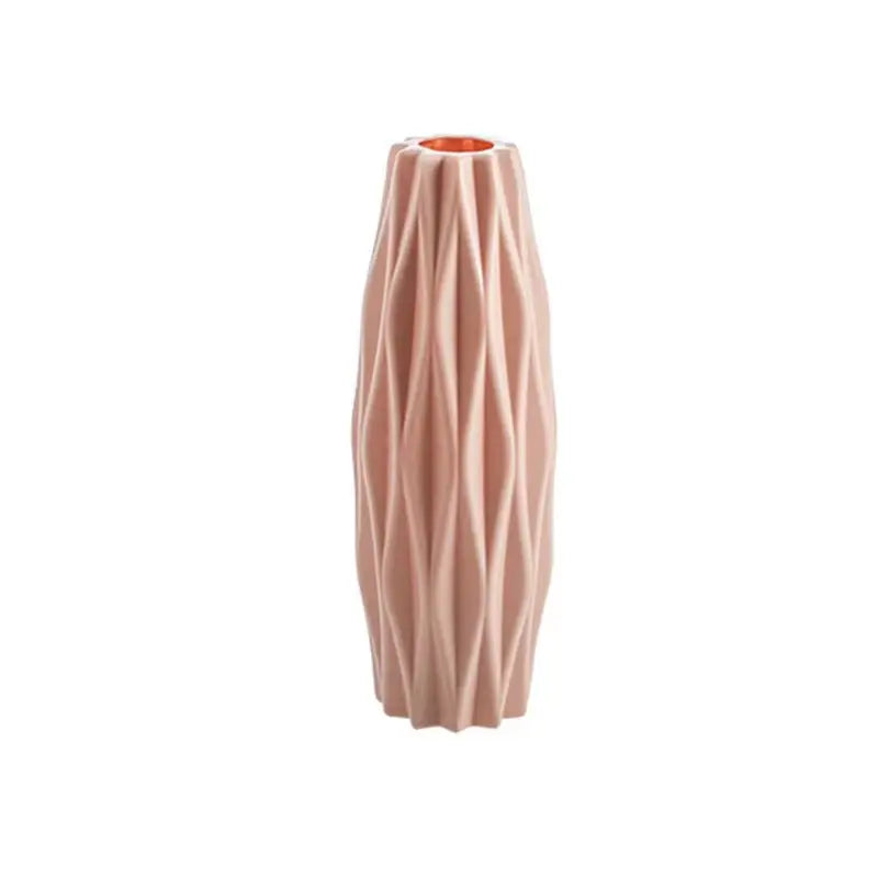 White Plastic Ceramic Vase