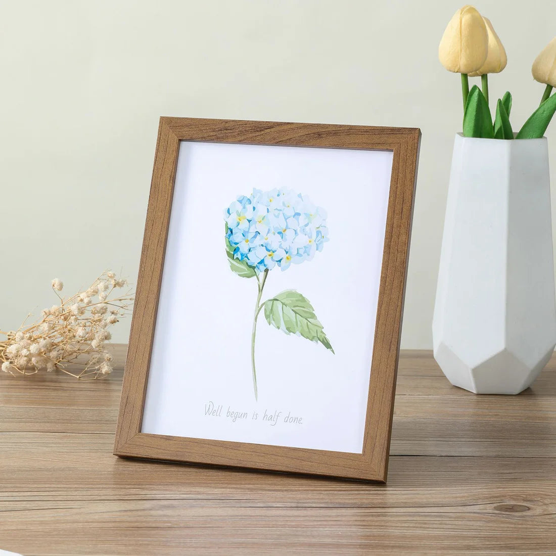Wooden Photo Frame for Wall & Stand