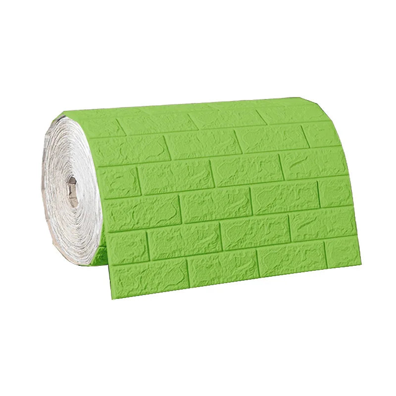 3D Foam Brick Wallpaper Roll