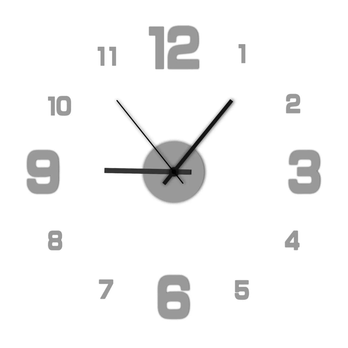 DIY Frameless Wall Clock