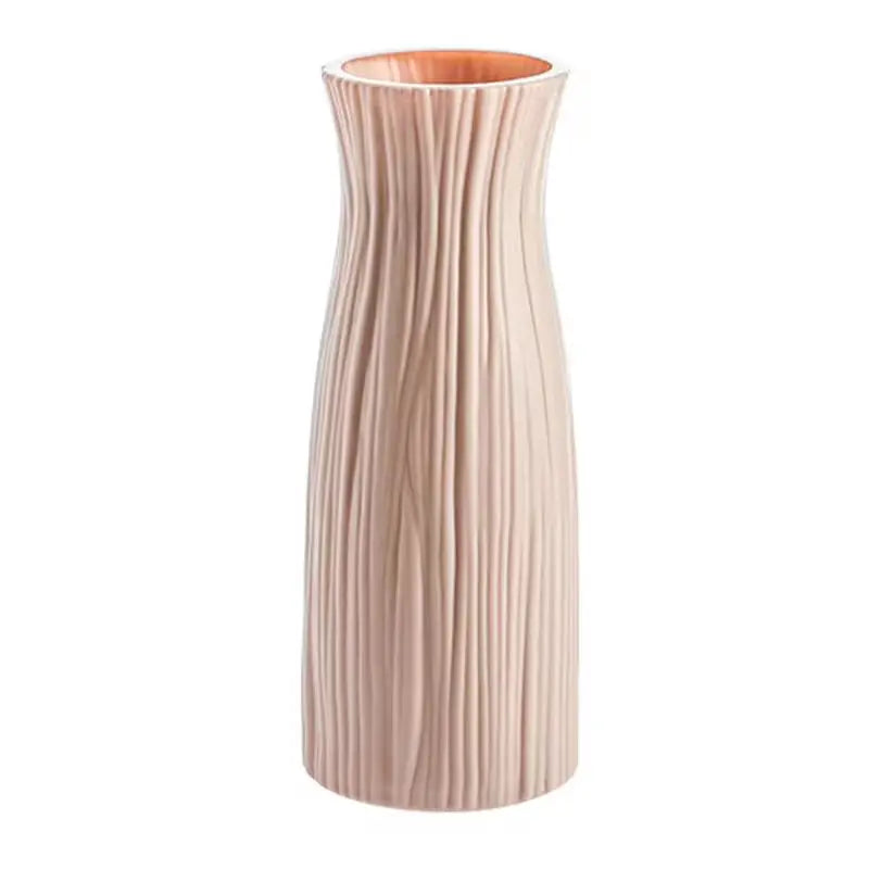 White Plastic Ceramic Vase