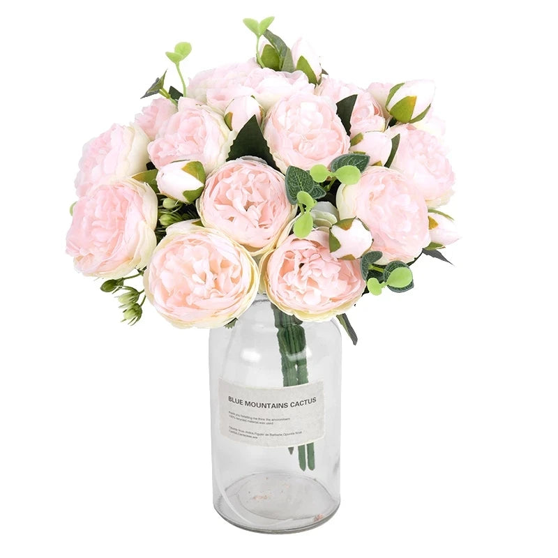 Silk Rose & Peony Bouquet