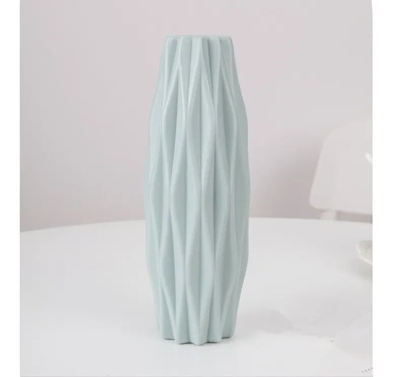 Modern Plastic Basket Vase