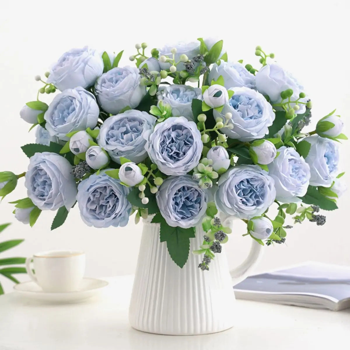 Silk Peony & Rose Bouquet