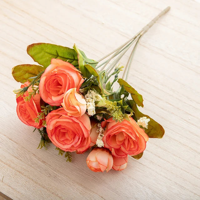Silk Rose & Peony Bouquet