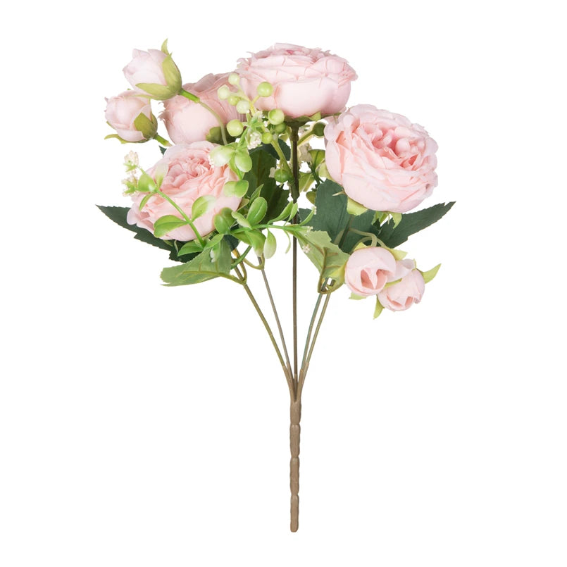 Silk Peony & Rose Bouquet
