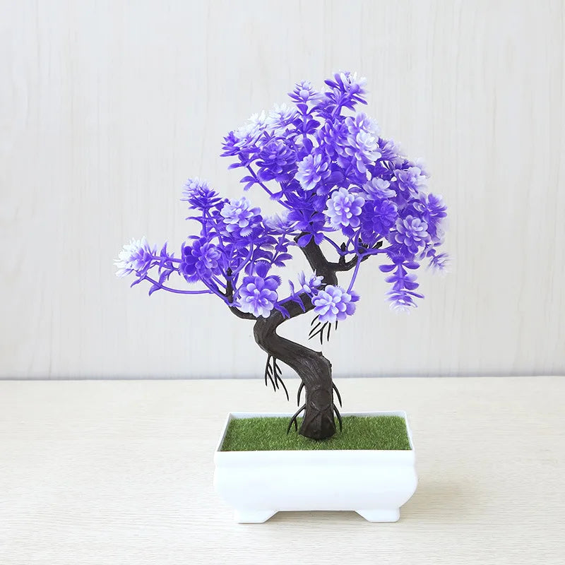 Mini Potted Artificial Bonsai